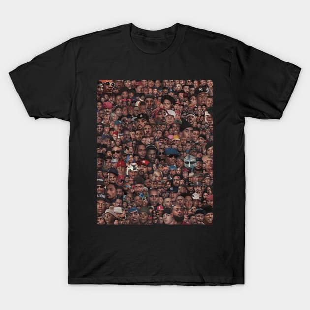 Hip-Hop Heads T-Shirt by Art Simpson